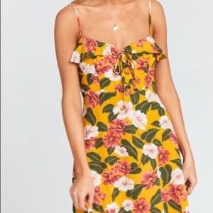 SMYM ADRIANNA CORSET MINI DRESS mad for magnolia pebble print